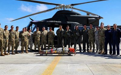 Capacitación del personal del HMN en la Vª Brigada Aérea Cerro Moreno